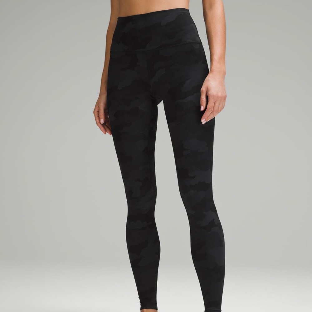 Gray camo align leggings 7/8